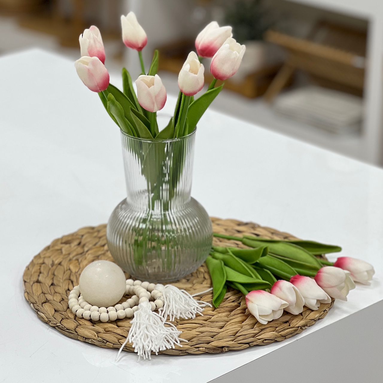 IMG-20250803-WA0012 گلدان شیشه ای دنیز کد 1011 - تصویر 1