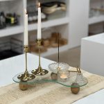 رایزر شیشه ای پایه چوبی - تصویر 3