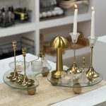 رایزر شیشه ای پایه چوبی - تصویر 4