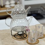 ست قوری و کتری پیرکس - تصویر 4