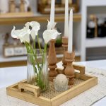 سینی کف شیشه حصیر کد 10104 - تصویر 3