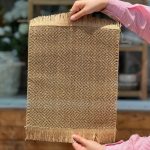 زیر بشقابی حصیری مستطیلی - تصویر 2