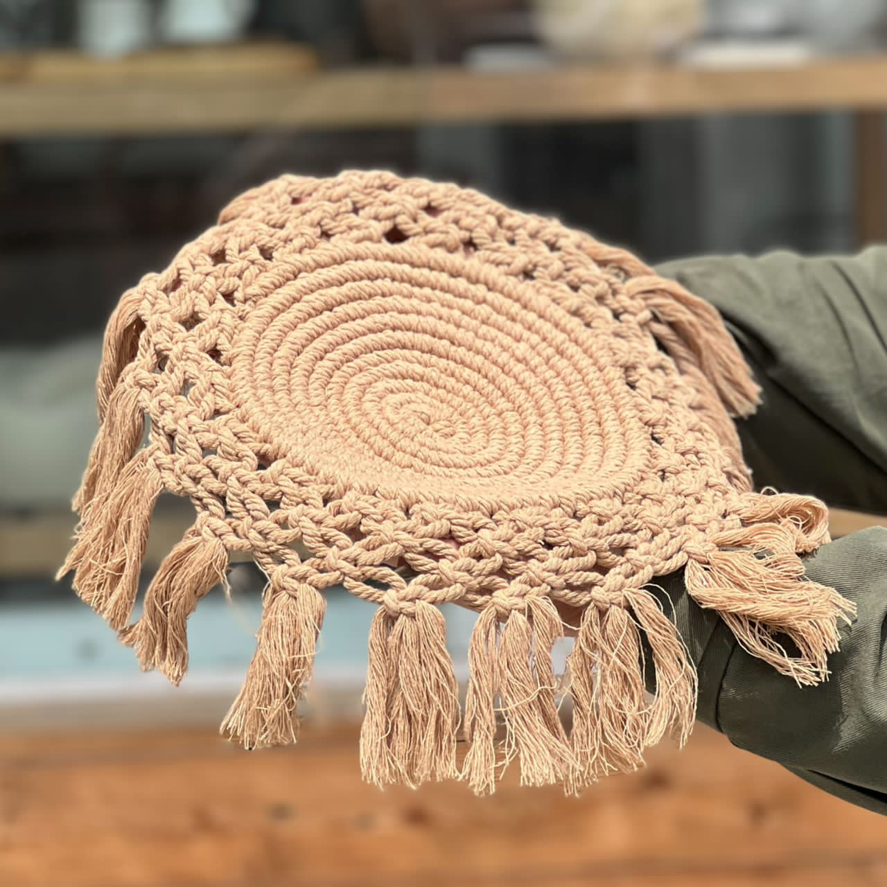 IMG-20250807-WA0037 زیر بشقابی مکرومه - تصویر 1