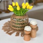 زیر بشقابی مکرومه - تصویر 3