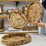 سینی حصیری بیضی کد 1049 - تصویر 2