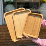 سینی مستطیلی بامبو - تصویر 2