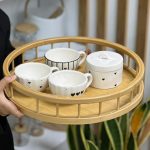 سینی گرد بامبو - تصویر 2