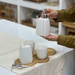 ست جا مایع و لیوان سرامیکی