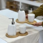 ست جا مایع و لیوان سرامیکی - تصویر 2