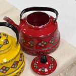 کتری لعابی دسته مشکی - تصویر 2