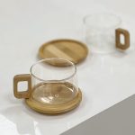 فنجان پیرکس با زیره بامبو