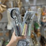 ست 6 عددی قاشق و چنگال هولوگرامی - تصویر 2